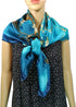 Shanlin Silk Feel Long Floral Satin Scarves for Women in Gift Box...