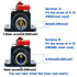 30 Amps Audio Inline Circuit Breaker Reset Fuse, 12V-24V DC Manual Reset Inline Fuse Holder for Car Marine Trolling Motors Audio, Stereo Switch an...