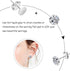 450PCS Earring Posts Stainless Steel Flat Pad,Hypoallergenic Stud Earrings with Butterfly and Rubber Bullet Earring Backs for Jewelry DIY Making F...