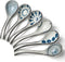 Ceramic Soup Spoons Set of 6 Asian Soup Spoon Ceramic Ramen Spoons, Long Handle Japanese Soup Spoon for Dumpling, Noodles, Miso, Chinese Wonton...