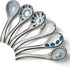 Ceramic Soup Spoons Set of 6 Asian Soup Spoon Ceramic Ramen Spoons, Long Handle Japanese Soup Spoon for Dumpling, Noodles, Miso, Chinese Wonton...