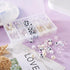 Cheriswelry 160Pcs 11-12mm ABS Imitation Pearl Beads White Round Heart Dot Pattern Transparent Acrylic Beads AB-Color Resin Rhinestone Beads Suppl...