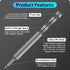 39 in 1 Precision Screwdriver Set, Mini Screwdriver Set with 38 pcs Tough S2 Alloy Steel Bits, Manual Pen Shape Small Screwdriver, Phillips, Slott...