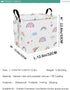 FANKANG Square Nursery Hamper Storage Bins Canvas Laundry Basket Foldable with Waterproof PE Coating Storage Baskets Gift Baskets for Children, Of...