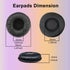 Ear Cushions for Plantronics Headset, 50mm Replacement Headphone Earpads Covers for Plantronics HW251N 510 520 Blackwire 3210 3220 3310 3320 Jabra...