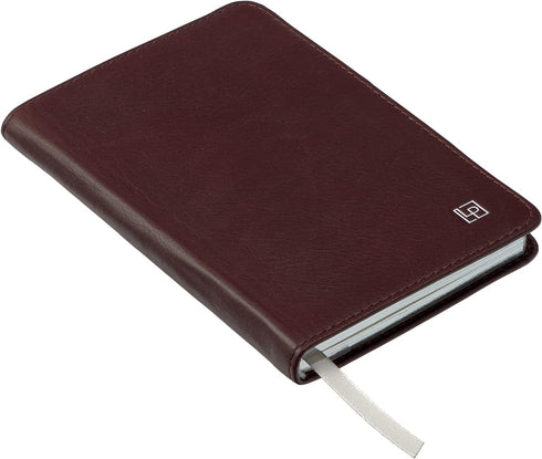 Classic Leather Notebook Journal, Softcover, Cacao Brown, Pocket (3.8" x 5.7"), 186 Ruled Pages, Heritage Collection, Table of Contents w/Numbered...