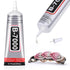 B-7000 Rhinestones Craft Glue, 110ML Clear Adhesive B7000 Glue Multipurpose Gem Glue with Precision Tips for DIY Art Fabric Cell Phones Metal Jewe...
