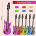 6-pack inflatable guitar balloon, inflatable guitar toddler toys | toy guitar | novelty inflatable rock star guitar | waterproof multi-color party...