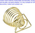 6 Pack Air Plant Holders - Metal Planter Stand Air Plants Flower Pot Rack Apply to Home Weddings Decor(Gold, 2.1" x 2.1" x 2")...