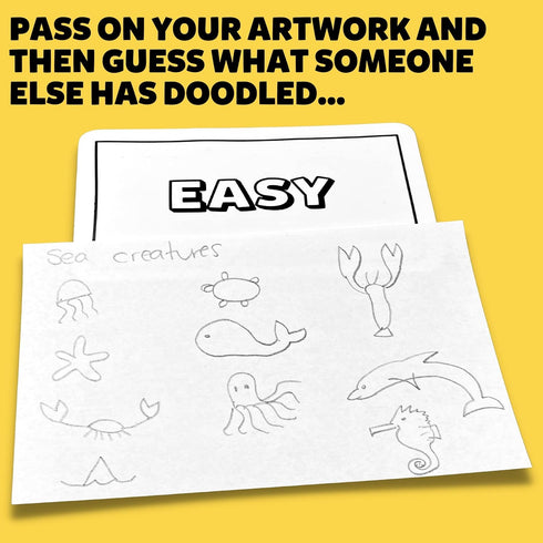 Six Second Scribbles: The frantically Fast and fantastically Fun Drawing Game | A Family Friendly Party Game for Children, Teens and Adults (Six S...