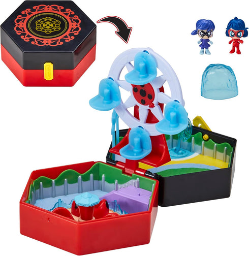 Miraculous Chibi Amusement Park: Rides & A Rescue Miracle Box Playset...