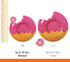 Nylabone Power Chew Donut Dog Chew Toy - Fun & Cute Dog Toys for Aggressive Chewers, Durable Dog Toys, Bacon Glazed Flavor, Medium/Wolf (1 Count)...