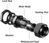 20PCS Nylon Cord Grip Cable Glands Kit,IP68 Waterproof Adjustable 1/2”NPT Strain Relief Cord Connectors Black With Gaskets...