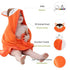 MICHLEY Animal Hooded Baby Towel Washcloth, Toddler Premium Cotton Absorbent Bathrobe for Girls Boys 0-6T (Fox)...