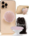 Gratitude Grips by CRYSTALFY Love Magnet Crystal Phone Grip & Phone Stand Authentic Rose Quartz Natural Gemstone Swappable Top, Expandable Collaps...