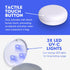 Retainer Case & UV Cleaner - Portable Dental Holder for Invisalign, Mouth Guard, Aligners, Dentures, Night Guard - White & Red...