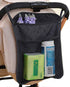 Baby Stroller Organizer,Black,Umbrella stroller organizer,Extra pockets to store snacks/wipes items,Holds water bottles, toddler sweat shirt etc (...