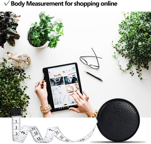 3m/120 Tape Measure Body Measuring Tape for Body Cloth Tape Measure for Sewing Fabric Tailors Medical Measurements Tape Dual Sided Sewing Cloth Ta...