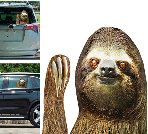 Sloth Automotive Decals Car Window Cling Funny Car Sticker Animal Window Decal for Vehicles...