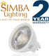 Simba Lighting LED MR16 3.5W 12V Light Bulb (6 Pack) 20W Halogen Spotlight Replacement for Landscape, Accent, Track Lights, Desk Lamps, BAB C, GU5...