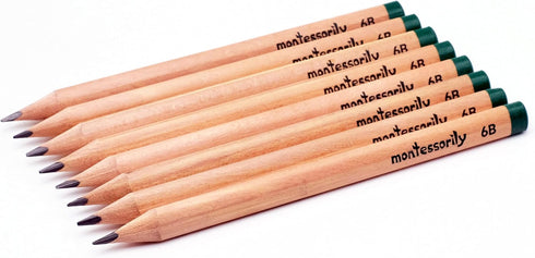 Jumbo Thick Triangular Pencils for Preschooler, Kids, 3-6 yr old - My First Learning Pencil 6B...