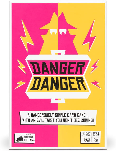 Danger Danger by Exploding Kittens: A 10 Minute Team Card Game - Outwit, Outplay, Outscore! - Ages 7+ - Family Card Game...