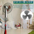 16 Inch Plastic Fan Blades Universal Household Standing Fan Table Fanner Replacement Electric Fan Blades Part General Fans Accessories for Standin...