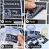 170Pcs Black Removable Labels for Jars,Labels for Storage Bins,Small Labels for Food Containers with 1 Liquid Chalk Marker for Jars Labels (Black)...