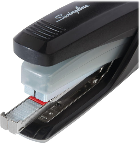 Swingline Stapler, Quick Touch Reduced Effort Stapling, Full Strip, 20 Sheets, Black/Gray (S7064505)...