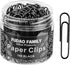 Jumbo Paper Clips, 2 Inch Paper Clip, 100 pcs Large Paperclips (Jumbo, Black)...