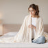 Battilo Cream Ivory Cable Knit Throw Blankets for Couch, Super Soft Warm Cozy Decorative Knitted Throw Blanket for Bed, Sofa, Chair 50"x60"...