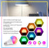 Dimmable E26 Warm LED Light Bulb, 6W RGBW Color 500LM with 16 Color Changing Modes for Christmas, Party etc with Remote Control 2 Pack...