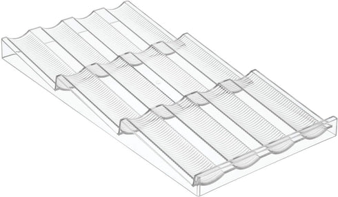 iDesign Linus Spice Rack, Drawer Organizer for Kitchen Storage - Clear...