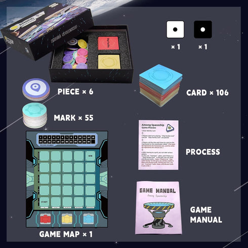 Galactic Strategy Board Game: Showcase Your Disguises and Skills for 4-6 Players – Ideal for Teens and Adults....