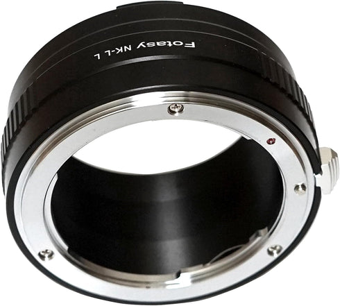 Fotasy NK F Mount Lens to L Mount Adapter, F Mount L Adapter, F Leica SL Adapter, F L Mount Adapter, Compatible with Panasonic S1 S1H S1R S4 S5 Le...