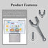 MHU38218908 Refrigerator Spanner Wrench, Fit for LG Kenmore Brand, Floor-Standing French Fridge Door Leveling Tool, Adjust Fridge Height of Door, ...