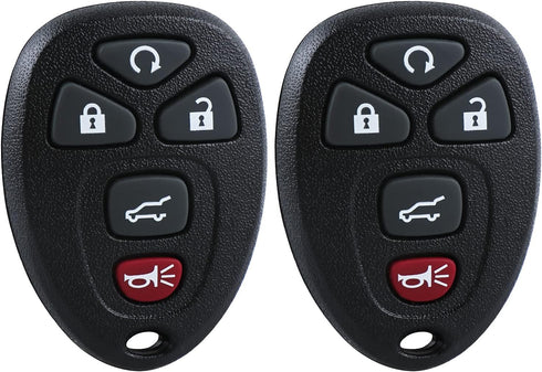 Remote Key Fob Control Replacement for 07-2016 GMC Acadia Yukon,07-2014 Chevy Tahoe Suburban Cadillac Escalade,09-2017 Chevrolet Traverse Enclave(...