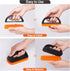 SHINESTAR 11-Piece Griddle Scouring Pad for Blackstone, Flat Top Grill Cleaner - 10 Grill Scrubber Pads and 1 Handle...