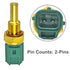 Engine Coolant Temperature Sensor 89422-20010 89422-35010 with Connector Pigtail Harness Compatible with Toyota 4Runner Tacoma Camry Tundra Lexus ...