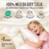 OLESILK Toddler 100% Mulberry Silk Pillowcase, Breathable Soft Smooth for Nursery Kids Night Sleeping, Silk Travel Pillow Cases with Hidden Zipper...