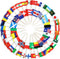 Anley Assorted 100 Different Countries Toothpick Flag - Vivid Double Sided Print & Solid Smooth Pick - Party Decoration Cocktail Fruit Stick Cupca...