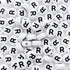 100PCS Letter Beads White Round Acrylic Alphabet Beads Letter R Beads for Jewelry Making Bracelets Necklaces Key Chains DIY 4X7mm...