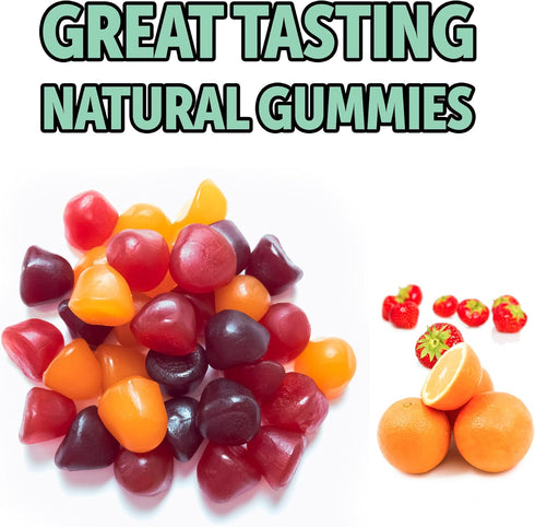 Yuve Vegan Multivitamin Gummies for Men and Women - Daily Energy, Strength, Immunity - Vitamin A, C, B3, B6, B12, Biotin & Zinc - Delicious Chewab...
