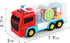 Transparent Electric Gear Toy with Flashing Lights and Music Lights fire fighting truck Infant Tummy Time Toys 3 4 5 6 7 8 9 10 11 12 Boy girl 12-...