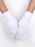 Sumind 2 Pairs Nylon Cotton Gloves White Uniform Gloves Tuxedo Gloves Formal Police Gloves Guard Parade Glove...
