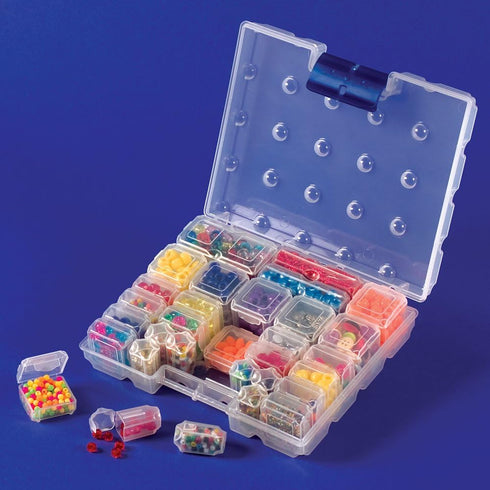 DotBox Small Set 32 pcs from 31 Storage Boxes in a Carrying Case. It’s the Ultimate Small Item Storage System. Perfect for Bead, Jewelry, Craft an...