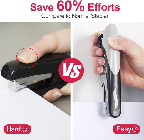 Stapler Heavy Duty with 1000 Staples and Staples Remover, 20 Sheet Capacity, Office Desk Stapler for Stapling Home School Warehouse Handmade, No J...