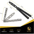 Pack of 2 Butterfly Knife Trainer Set with Pouches - Master Knife Tricks with Balisong Knife Trainer Stainless Steel Training Butterfly Knife...