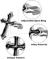 PANTIDE Vintage Punk Rings Set Gothic Knuckle Midi Rings Adjustable Alloy Chain Belt Cross Stackable Finger Half Open Rings Fashion Joint Jewelry ...
