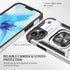 Shockproof Phone Case with Ring for iPhone 13 Military-Grade Drop Protection-Embedded Ring-360° Metal Kickstand Anti-Scratches Cover Support Magne...